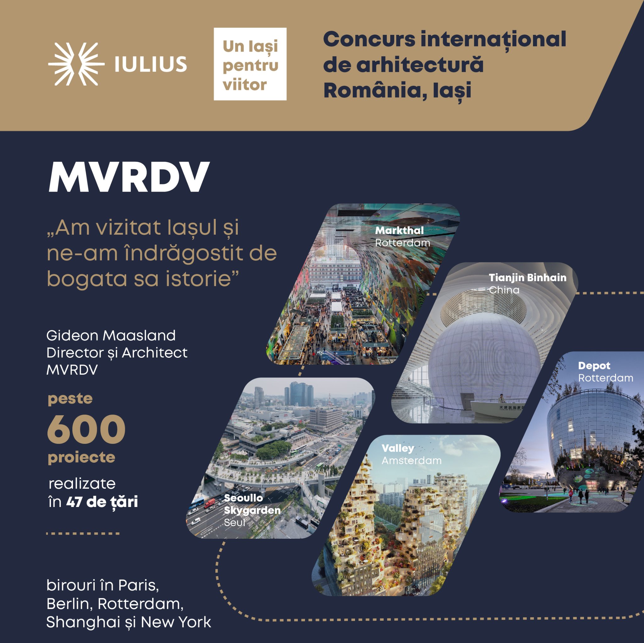 Video - MVRDV la concursul internațional de arhitectură organizat de Iulius, la Iași
