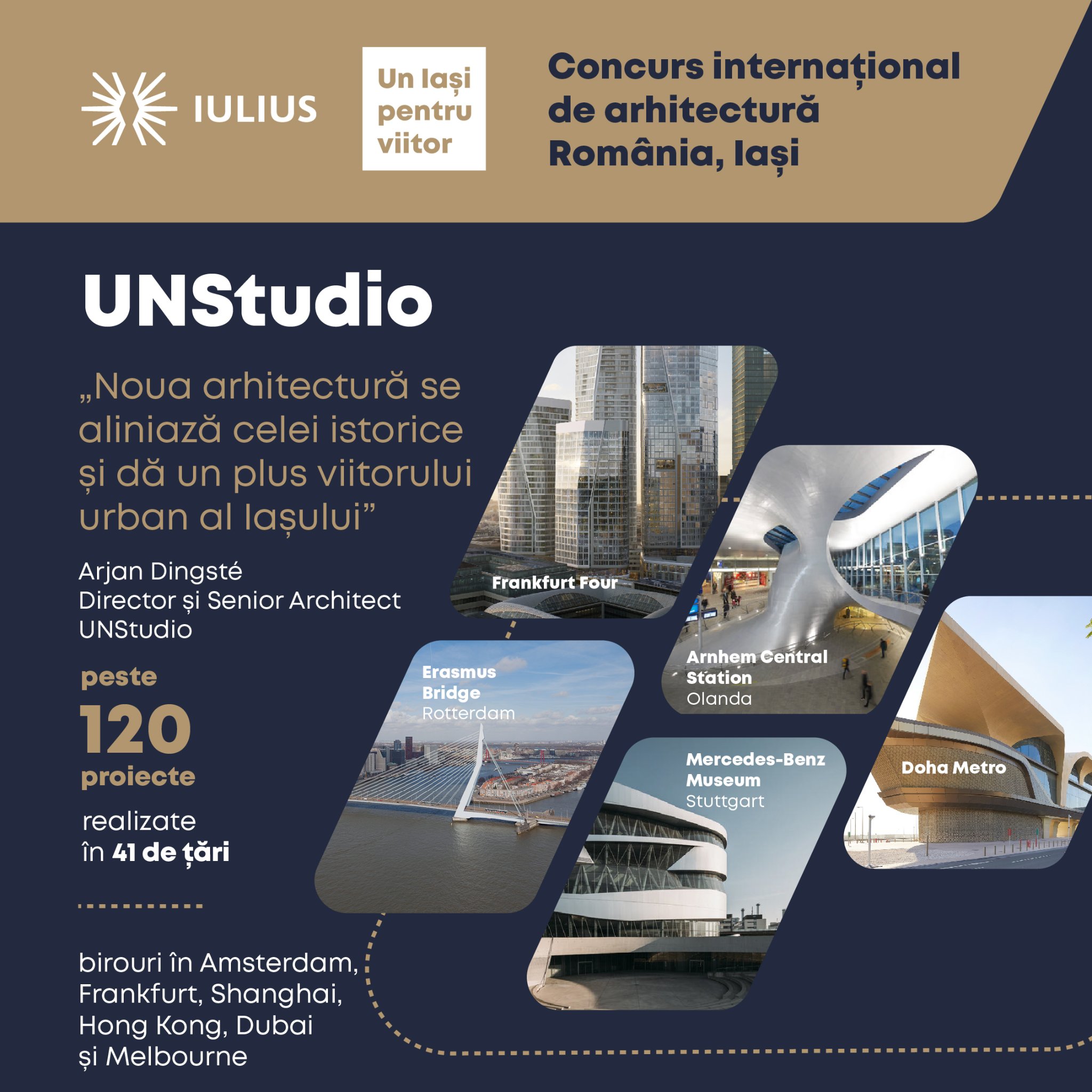 Video - UNStudio la concursul internațional de arhitectură organizat de Iulius, la Iași